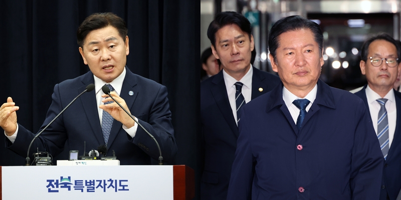 전북지사 선거에 김관영 무소속 후보가 출마하자 전북 지역이 격전지로 부상했다. 일각에서는 이번 전북지사 선거로 정청래 민주당 대표의 리더십이 본격적인 시험대에 올랐다는 해석이 제기된다. / 뉴시스