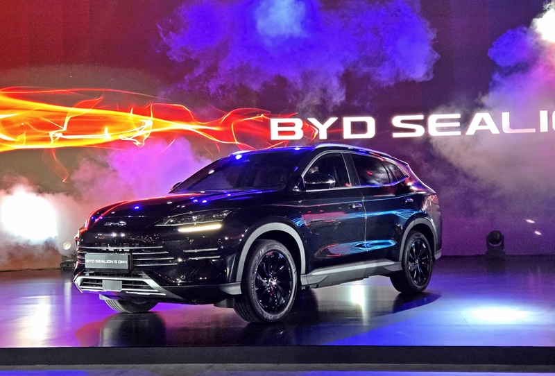 BYD코리아가 PHEV 중형 SUV 모델인 씨라이언6를 국내에 출시했다. / 부산=제갈민 기자