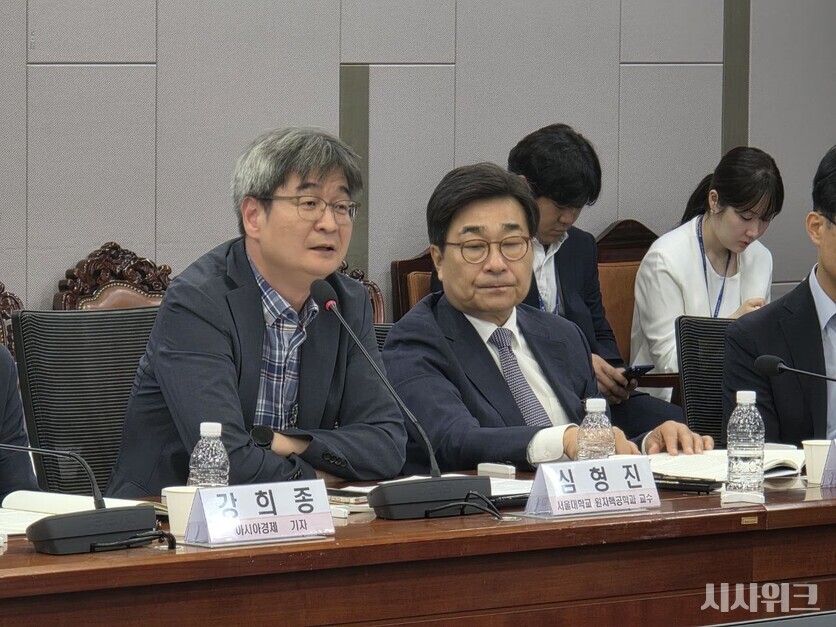 16일 심형진 서울대학교 원자핵공학과 교수는 “반도체 클러스터 운영을 위한 막대한 전력 확보를 위해선 재생에너지 중심의 에너지 대전환이라는 정부의 전략에 원전 발전 비중 증대 등 방향이 적용 돼야할 것”이라고 지적했다. / 사진=박설민 기자