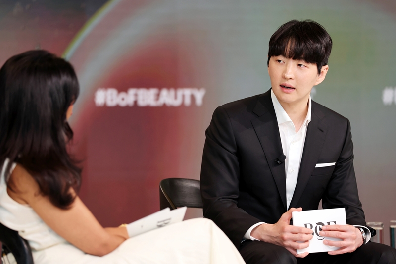 뷰티기업 에이피알이 창사 이래 최대 분기 실적을 기록했다. 사진은 에이피알 김병훈 대표이사.