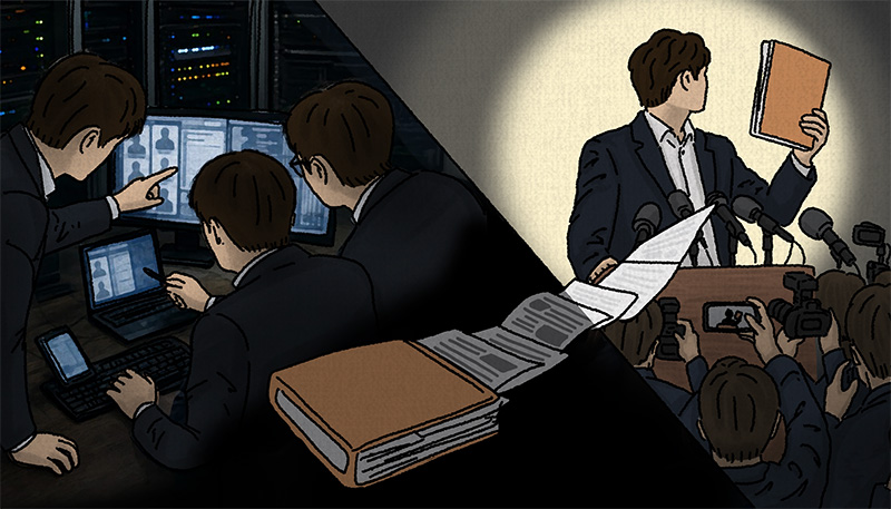 공익신고는 보호받아야 하지만, 위법행위에 일정 부분 관여한 신고자의 책임까지 같은 기준으로 볼 것인지는 공익신고자보호법이 안고 있는 주요 쟁점으로 꼽힌다. / 그래픽=이주희 기자
