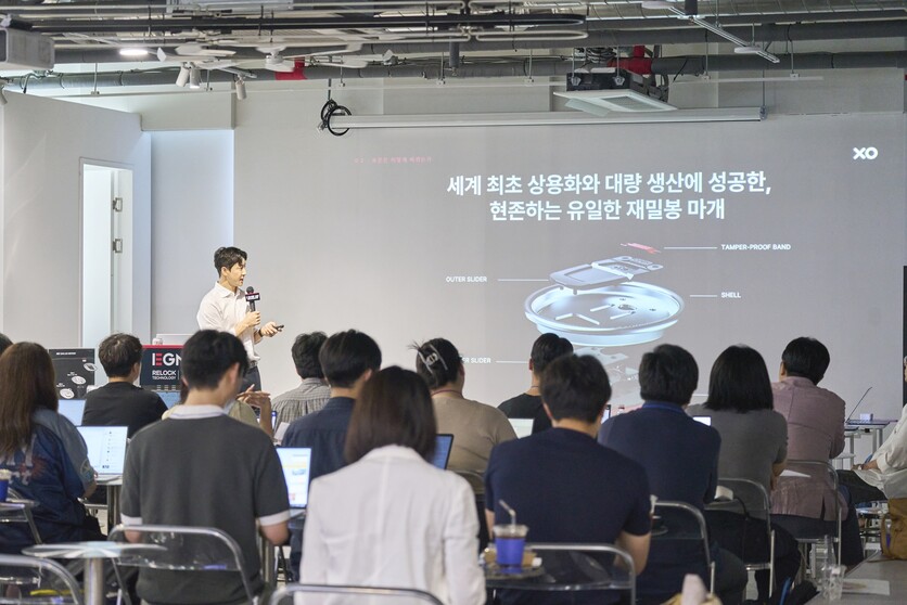 이그니스는 10일 서울 성동구 성수에 위치한 이그니스 본사에서 기자간담회를 진행했다. 사진은 박찬호 이그니스 CEO. / 이그니스