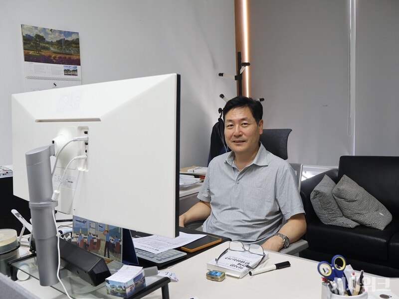 김창익 교수는 국가안보 관점에서도 환경은 함께 엮인 동반자라고 강조했다. 기후변화로 인한 자연재해, 생태계 변화는 사회 안정과 국가 안보에도 직접적인 영향을 미칠 수 있다는 의미다. / 사진=박설민 기자