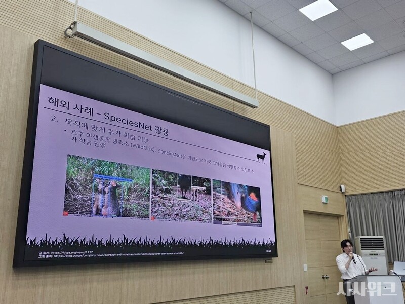 손민석 KAIST 전기및전자공학부 연구원(박사과정)은  DMZ 생태 모니터링 부분에서 효율성과 정확성을 높일 수 있는 방안이 될 것으로 기대했다. / 사진=박설민 기자