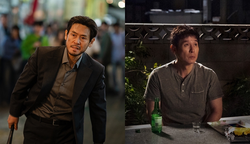 배우 설경구가 시리즈 ‘들쥐’(왼쪽)와 영화 ‘가능한 사랑’으로 폭넓은 연기 스펙트럼을 재입증한다. / 넷플릭스