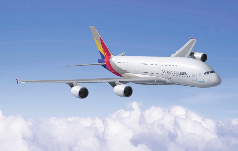 사진은 아시아나항공 A380 기재. / 아시아나항공