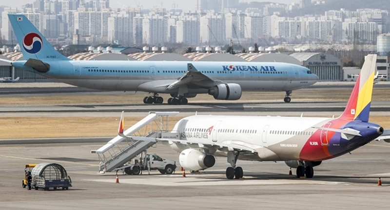 일본 공정취인위원회에서는 대한항공과 아시아나항공 합병과 관련 ‘하네다공항 운수권 독점’을 지적하지 않았다. / 뉴시스
