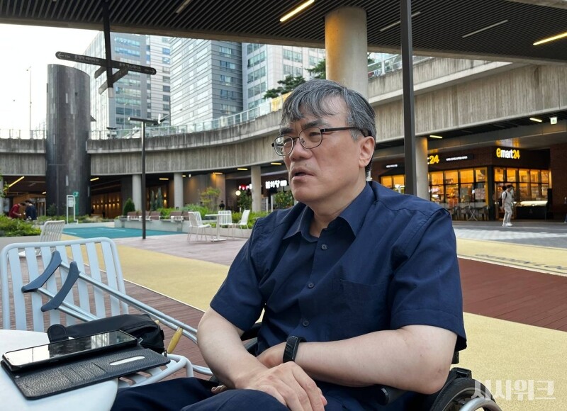 조한진 교수는 국내 최초로 장애학을 전공해 박사 학위를 취득했으며, 대구대학교 대학원의 국내 최초 장애학과 설립 및 박사학위과정 개설을 주도했다. / 권정두 기자