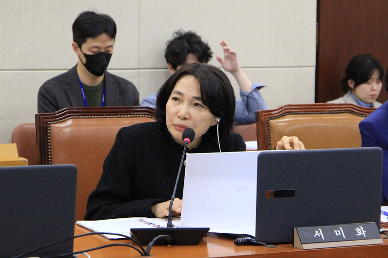서미화 의원은 장애인 결혼식에 대한 제도 개선 방안에 대해 ‘당사자의 경험’을 정책에 담는 것이 중요하다고 강조했다. 사진은 서 의원의 모습. / 사진=서미화 의원실 제공