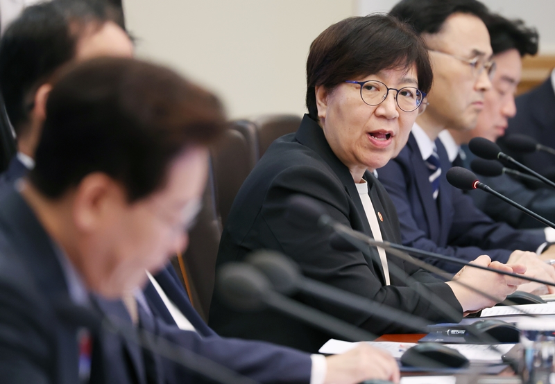 보건복지부가 6일 열린 국무회의에서 '복지‧돌봄 AI 대전환 로드맵'을 보고했다. / 뉴시스