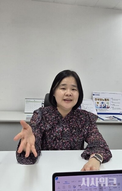 지난 7일 만난 김미영 한국췌장장애인협회 대표는 자신의 아이가 1형 당뇨 진단을 받은 것을 밝히는 한편, 