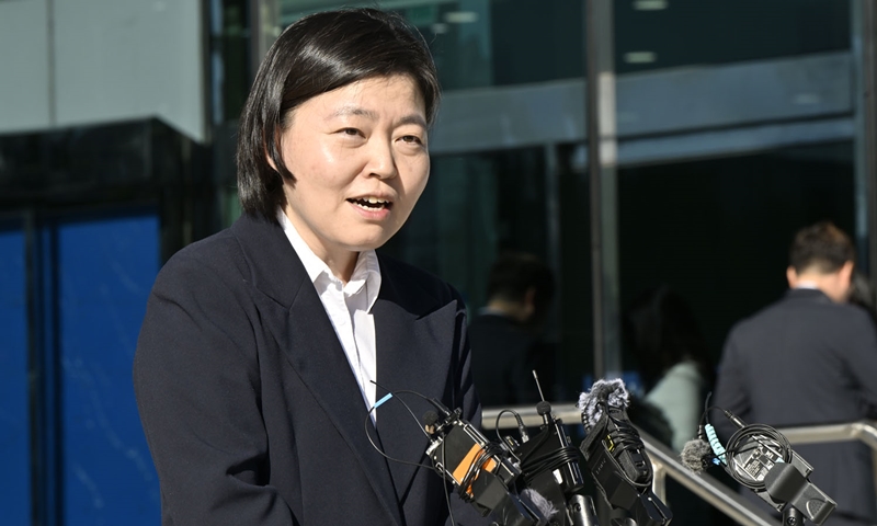 윤호중 행정안전부 장관이 김지용 중대범죄수사청장 후보자를 공개 비판해 온 임은정 광주지방중수청장에 대한 감찰을 지시했다. 사진은 임 청장의 모습. / 뉴시스