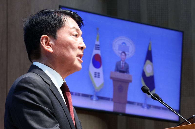 안철수 국민의힘 의원이 2026 아이치·나고야 아시안게임부터 병역특례(예술·체육요원의 추천 등)를 폐지해야 한다고 주장했다. / 뉴시스